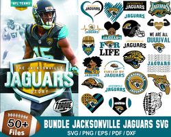50 Designs Jacksonville Jaguars Svg Bundle, Jaguars Logo Svg (zip 50 file)