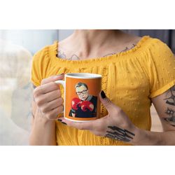 Ruth Bader Ginsburg Mug Boxing Patriarchy Feminism Gladiator Gift for her Woman's Rights