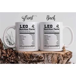 Leo Mug | Horoscope Coffee Mug | July Zodiac | August Birthday Gift