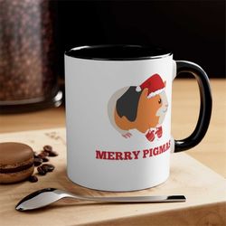 Guinea Pig Christmas Mug Funny Holiday Mug Gift for Coffee Lover Guinea Pig Lover Cavy Merry Pigmas Gift Best Gift for A