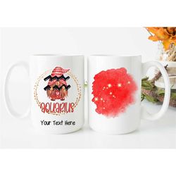 Gnome Aquarius Mug / Gnome Gifts / January February Birthday Mug