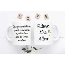 Engagement Gift, Bride To Be, Bride To Be Mug, Engagement Gifts, Future Mrs Mug, Engagement Gift Mug, Bridal Shower Gift