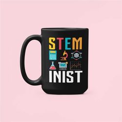 STEMinist Mug, Women in Science Gifts, Science Coffee Cup, Stem Woman Gift, Feminist Science Gift, Stem Teacher Present,