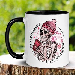 Valentines Day, Skeleton Mug, Valentines Gifts, Valentine Day Gift, Funny Mug, Happy Valentines Day, Funny Coffee Mug, A
