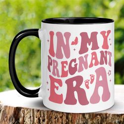 Pregnancy Gift, Mom To Be Gift, Best Pregnancy Gifts, New Baby Mug, I'm Pregnant, In My Era, Retro, Mom to Be Mug, Pregn