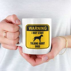 Warning Dog Mug, Mug For Dog Lover, Novelty Dog Mug, Unique Dog Mug, Dog Mug For Girlfriend, Dog Mug For Boyfriend, Mug