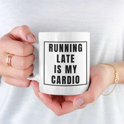 Gym Running Mug, Gymnasium, Workout Mug, Unique Runners Mug, Gym Mug for Boyfriend, Gym Mug For Girlfriend, Bodybuilding
