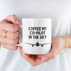 Pilot Mug, Plane Mug For Boyfriend, Plane Mug For Girlfriend, Novelty Pilot Mug, Pilot Mug For Husband, Plane Gift, Funn