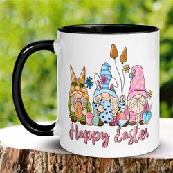 easter mug, gnome mug, gnome coffee mug, easter gnomes, happy easter, easter gift, gnome cup, easter gift, easter bunny,