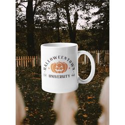 Halloween Town University Mug, Pumpkin Mug, Pumpkin Spice Lover, Funny Halloween Mug, Spooky Season Gift, Halloween Deco