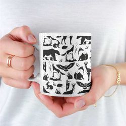 Animal Pattern Mug, Animal Mug For Girlfriend, Animal Mug For Boyfriend, Animal Coffee Mug, Unique Animal Mug, Mug With