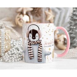 PERSONALISED CHRISTMAS Mug, Secret Santa Gift For Her, Mug Gift For Her, Mum Xmas Mug, Hot Chocolate Mug, Xmas Gift for