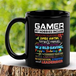 Gamer Mug, Gaming Mug, Video Game Mug, Gift for Him, Gift for Husband, Boyfriend or Son, Funny Coffee Mug, Tea Cup, Game