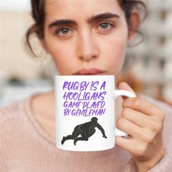 Rugby Mug, Rugby Pun, Novelty Rugby Mug, Rugby Player Gifts, Rugby Mug For Husband, Rugby Mug For Girlfriend, Rugby Mug