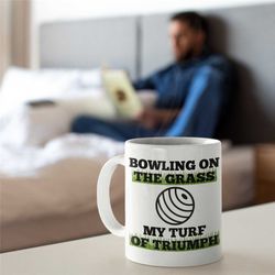 Bowling Mug, Bowling Green Mug, Bowler Mug Gift, Novelty Bowls Mug, Unique Bowls Mug, Funny Bowls Mug, Lawn Bowls, Bowls