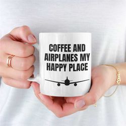 Plane Mug, Aviation Mug, Plane Mug For Boyfriend, Unique Pilot Mug, Funny Pilot Mug, Plane Mug For Girlfriend, Novelty P