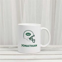 NY Jets | NFL | Custom New York Jets Mug (Personalized) | Football Lovers | Football Gift | Football | Football Lovers |