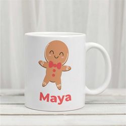 Christmas Mug | Mugs for kids |  Christmas mugs for kids | Personalized Mug | Gifts from teacher | Reindeer mug | Custom