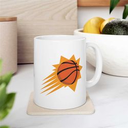 Phoenix Suns Ceramic Mug NBA Mug Suns Coffee Cup Suns Mug Basketball Coffee Cup Phoenix Basketball Mug Phoenix Suns Gift