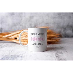 Cook Quotes, Unique Cook Gift, Funny Chef Gifts, Funny Work Mug, Cooking Gift, Coworker Best Gift, Cook Birthday,Cute Co