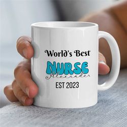 Customizable Nursing School Gift, Personalized Mug for RNs, Custom Gift for Medical Assistant, Caregiver, Unique Gift Fo