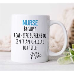 Custom Nurse Mug, Personalized Mug For Caregiver, Customizable RN Graduation Gift, Hospital, Midwife Colleague, Medical