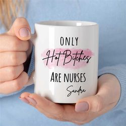 Customizable RN Graduation Gift, Custom Nurse Mug, Personalized Mug For Caregiver, Hospital, Midwife Colleague, Medical