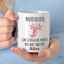 Personalized Mug for RN's, Custom Gift for Medical Assistant, Customizable Nursing School Gift, Caregiver, Unique Gift F