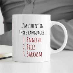 Cup for Medical Technician, Funny Mug with Pharma Quote, Gift for Pharmaceutists, Pill Roller, Coworker Gift, Mom/Dad, u