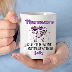 Personalized Pharma Grad Gift, Custom Mug for Pharmacists, Customizable Medical Themed Cup, Unique Coworker Gift, Med Sc