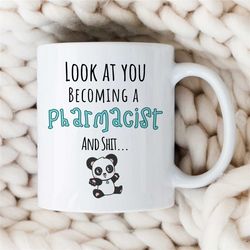 Funny Mug with Pharma Quote, Gift for Pharmaceutists, Cup for Medical Technician, Pill Roller, Coworker Gift, Mom/Dad, u