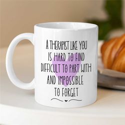 Empowering Therapist Mug, Gift for Counselor, Family Therapy Appreciation, BCBA Thank you, CBT Birthday, ABA Work, wife,