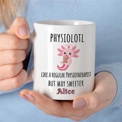 Custom Physiotherapist cup, Personalized Physio Mug, Unique Present for PT, Therapist Birthday Present, Hospital Mug wit
