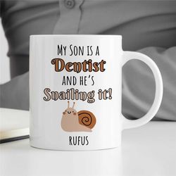 Custom Dental Cup, Personalized Dentist Mug, Unique Doctor Birthday Present, Graduation gift, Dentist Retirement, hygien