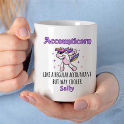 Personalized CPA Birthday Present, Custom Accountant gift for men and women, Humorous Financial Mug, Gift for him/her, A