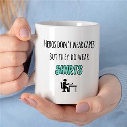 Hero CPA Gift For him/her, Mug for Tax Expert, Accountant Mug for men and woman, Appreciation Gift for CPA, Coworker Gif