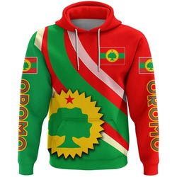 Oromo Special Flag Hoodie, African Hoodie For Men Women