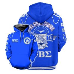 Blue Phi Dove Phi Beta Sigma Hoodie, African Hoodie For Men Women