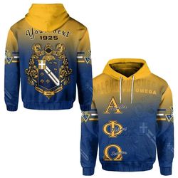 Personalized Alpha Phi Omega Motto APO Hoodie, African Hoodie For Men Women