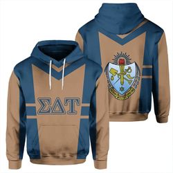 Lugg Style Sigma Delta Tau Hoodie, African Hoodie For Men Women