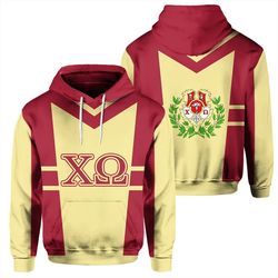 Lugg Style Chi Omega Hoodie, African Hoodie For Men Women