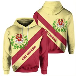 Tech Style Tech Style Chi Omega Hoodie, African Hoodie For Men Women