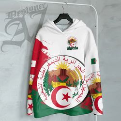 Algeria Special Hoodie, African Hoodie For Men Women