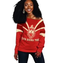 Delta Sigma Theta Women Off Shoulder - Tusk Style, African Women Off Shoulder For Women