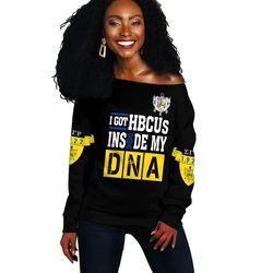 Sigma Gamma Rho HBCU DNA Offshoulder, African Women Off Shoulder For Women