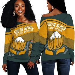 Cricket South Africa Protea - Brian Style, African Women Off Shoulder For Women