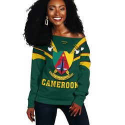 Cameroon Women Off Shoulder Tusk Style, African Women Off Shoulder For Women