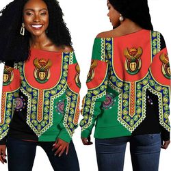 south africa dashiki off shoulder sweater, african women off shoulder for women