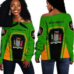 zambia women's off shoulder sweaters, african women off shoulder for women