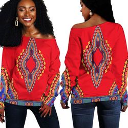neck dashiki africa - off shoulder sweaters, african women off shoulder for women